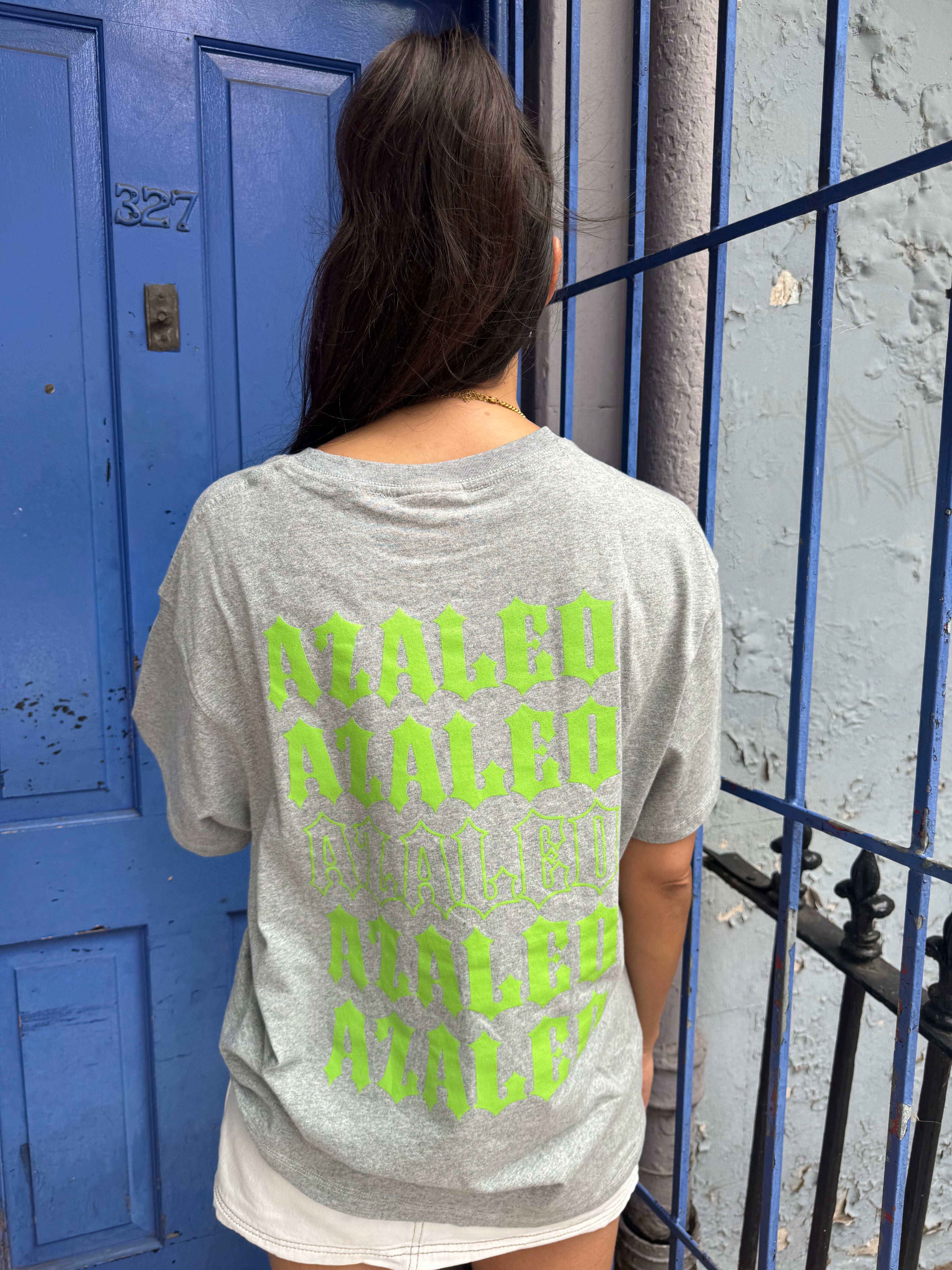 Alea Grey Marle Unisex hemp cotton tee