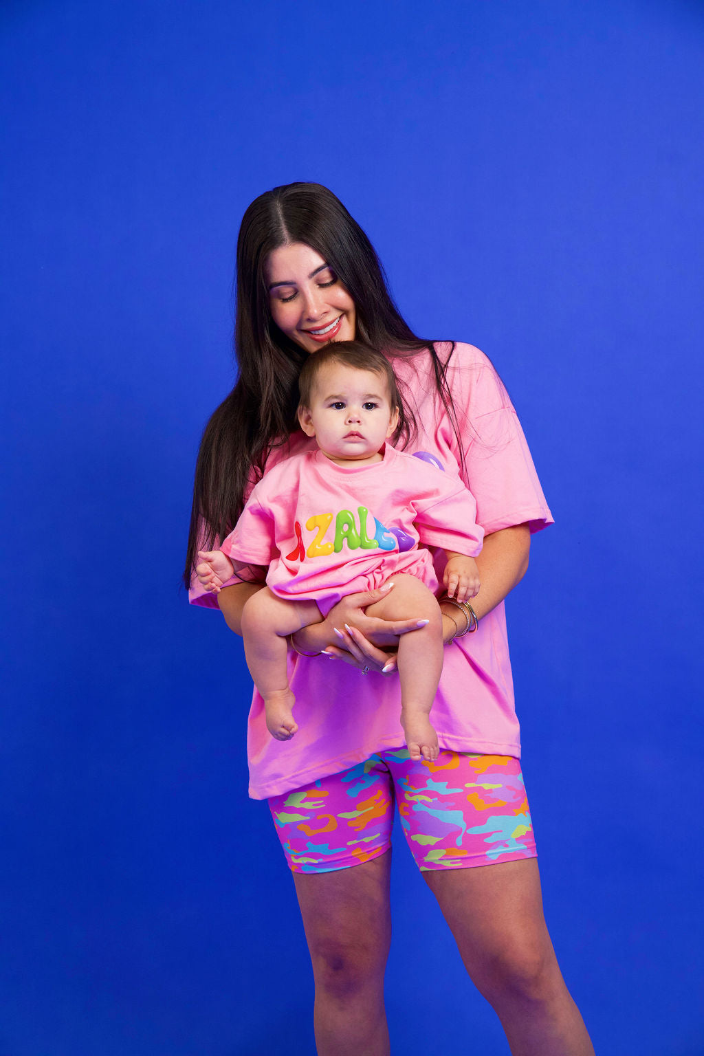 Bubble Romper in Bubblegum