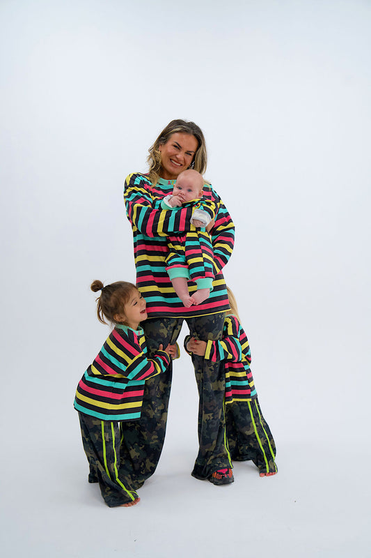 Azari kids camo pants