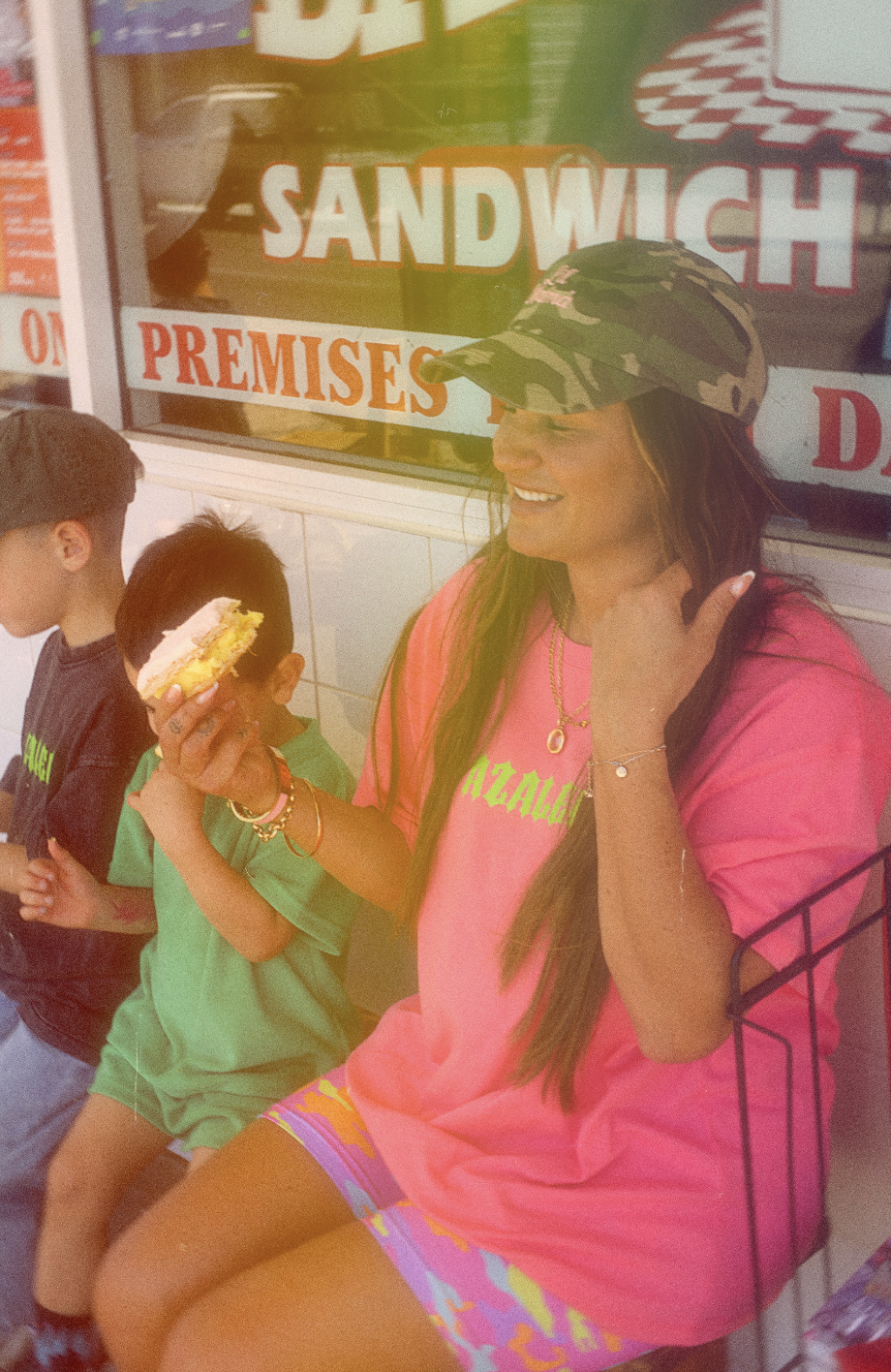 Alea Neon hemp cotton Tee