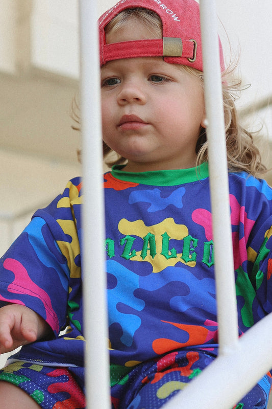 Camo Oversized Kids Tee